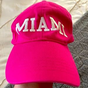 MIAMI kids pink cap